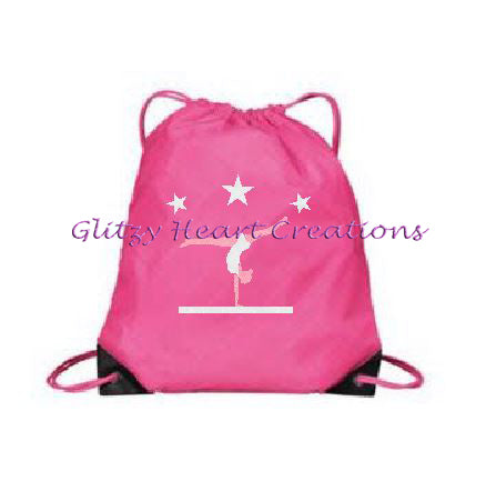 Gymnastics Balance Beam Design - Cinch Bag